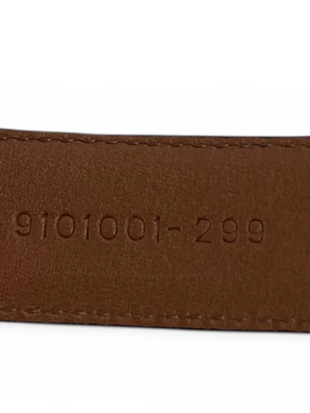 Lauren Ralph Lauren LRL Italian Leather Croc Embossed Belt in Brown Size L